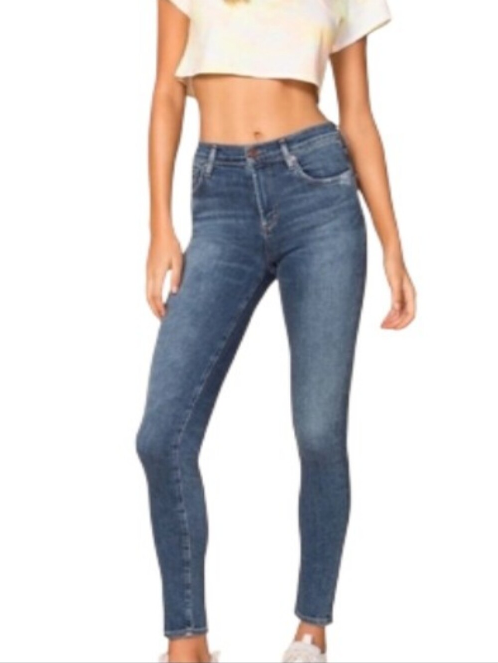 Agolde High-Rise Skinny Ankle Jeans